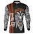 Camisa Motociclista BRK Moto H-D Caveira Skull com UV50 + - Imagem 1