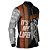 Camisa Motociclista BRK Moto H-D Caveira Skull com UV50 + - Imagem 3