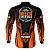 Camisa Motociclista BRK Laranja e Preto Moto H-D com UV50 + - Imagem 2