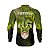 Camisa de Pesca BRK Black Bass Verde com UV50 + - Imagem 3