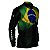 Camisa de Pesca BRK Bandeira Brasil com UV50 + Envio Imediato - Imagem 3