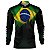 Camisa de Pesca BRK Bandeira Brasil com UV50 + Envio Imediato - Imagem 1