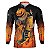 Camisa de Pesca BRK Halloween Tucuna Abóbora com UV50 + - Imagem 1