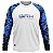 Camisa Raglan BRK Unlimited Camuflado Azul com UV50 + - Imagem 1