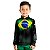 Camisa de Pesca Infantil BRK Bandeira Brasil com UV50 + - Imagem 3