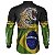 Camisa de Pesca BRK Preta Bandeira Brasil Onça com UV50 + - Imagem 2