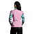 Camisa de Pesca BRK Camo Rosa Colorida com UV50 + - Imagem 4