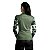 Camisa de Pesca BRK Feminina Camo Verde Oliva com UV50 + - Imagem 4