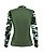 Camisa de Pesca BRK Feminina Camo Verde Oliva com UV50 + - Imagem 2