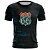 Camiseta Motociclista BRK Azul Route 66 U.S com UV50 + - Imagem 1