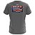 Camiseta Motociclista BRK Cinza Route 66 U.S com UV50 + - Imagem 2