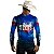 Camisa Agro BRK Texas Rodeio Azul com UV50 + - Imagem 4