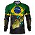 Camisa de Pesca BRK Black Tucuna Brasil com UV50 + - Imagem 1