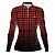 Camisa Country BRK Feminina Xadrez Vermelho com UV50 + - Imagem 1