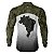 Camisa de Pesca BRK Compass Camo White com UV50 + - Imagem 2