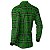 Camisa Country BRK Masculina Xadrez Verde com UV50 + - Imagem 4