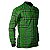 Camisa Country BRK Masculina Xadrez Verde com UV50 + - Imagem 3