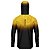 Camisa de Pesca com Capuz BRK Preto com Amarelo com UV50 + - Imagem 2