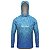 Camisa de Pesca com Capuz BRK River Azul com UV50 + - Imagem 1