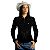 Camisa Country BRK Feminina Boiadeira Preta 2 com UV50 + - Imagem 3