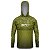 Camisa de Pesca com Capuz BRK Camuflada Verde com UV50 + - Imagem 1