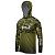 Camisa de Pesca com Capuz BRK Camuflada Verde 3 com UV50 + - Imagem 4