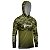 Camisa de Pesca com Capuz BRK Camuflada Verde 3 com UV50 + - Imagem 3