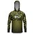 Camisa de Pesca com Capuz BRK Camuflada Verde 3 com UV50 + - Imagem 1