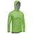 Camisa de Pesca com Capuz BRK Clean Verde com UV50 + - Imagem 3