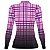 Camisa Country BRK Feminina Xadrez Rosa com UV50 + - Imagem 2