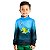 Camisa de Pesca Infantil BRK Tucuna Azul com UV50 + - Imagem 3