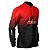 Camisa de Pesca BRK Fly Fishing Lure Red Black com UV50 + - Imagem 3