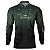 Camisa de Pesca BRK Fly Fishing Lure Verde Camo com UV50 + - Imagem 1