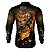 Camisa de Pesca BRK Halloween Pumpkin Tucuna Açu com UV50 + - Imagem 2