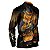 Camisa de Pesca BRK Halloween Pumpkin Tucuna Açu com UV50 + - Imagem 3