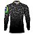 Camisa de Pesca BRK Brasil Camuflada Preto com UV50 + - Imagem 1