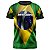 Camiseta Bandeira do Brasil Patriota Brk com Proteção Solar UV 50+ - Imagem 1