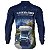 Camisa Off-Road BRK Trailer Motorhome Azul com UV50+ - Imagem 3