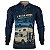 Camisa Off-Road BRK Caminhonete Motorhome Azul Com UV50+ - Imagem 1