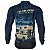 Camisa Off-Road BRK Caminhonete Motorhome Azul Com UV50+ - Imagem 2