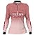 Camisa Agro Feminina BRK Rosa Texas Dallas com UV50+ - Imagem 1