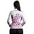 Camisa de Pesca Feminina BRK Branca Cardume Rosa com Proteção UV50+ - Imagem 4