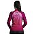 Camisa de Pesca Feminina Rosa BRK Fishing com Folhas UV50+ - Imagem 4