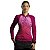 Camisa de Pesca Feminina Rosa BRK Fishing com Folhas UV50+ - Imagem 3