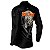 Camisa Motociclismo BRK Big Trail Preta com UV50+ - Imagem 4