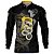 Camisa Motociclismo BRK Rastro da Serpente Preta com UV50+ - Imagem 1