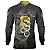 Camisa Motociclismo BRK Rastro da Serpente Cinza com UV50+ - Imagem 1