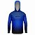 Camisa de Pesca Com Capuz BRK Azul Ocean Com UV50+ - Imagem 1