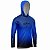 Camisa de Pesca Com Capuz BRK Azul Ocean Com UV50+ - Imagem 3