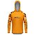 Camisa de Pesca Com Capuz BRK Laranja Camuflada Com UV50+ - Imagem 1